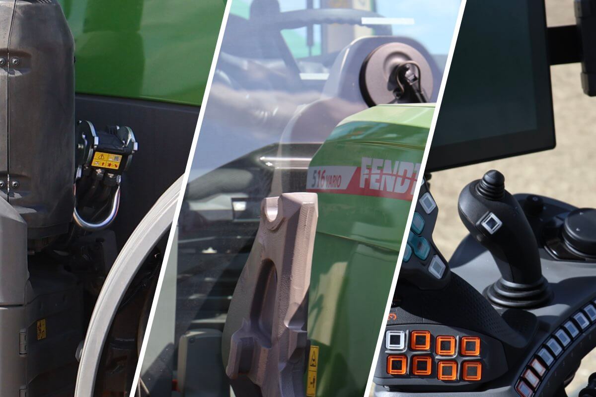 I 500 Vario Gen 4 sono predisposti di fabbrica per il caricatore frontale. Da sinistra, nuovo multi-coupler, staffe per i bracci e joystick 3L